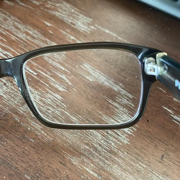 Prada VPR 16M OAQ-101 Wood eyeglasses with black logo case. - Picture 14 of 16